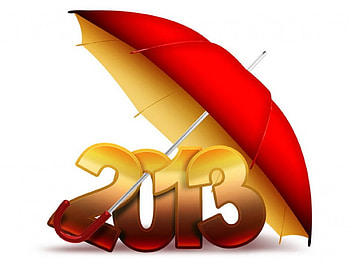 Happy new year, umbrella, colorful, mood, beautiful, nice, holiday, pretty, 2013, red, lovely, new year HD wallpaper