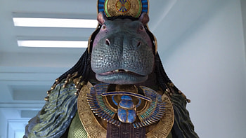 Hippopotamus, Moon Knight, Taweret, Egyptian HD wallpaper