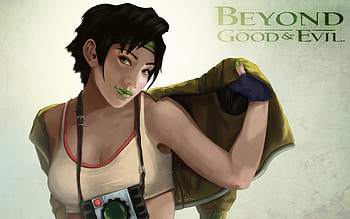 Jade Beyond Good and Evil , Strong female protagonist, Enigmatic world, Gaming art HD wallpaper