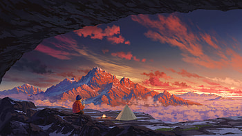 Under Open Skies, artist, artwork, digital-art HD wallpaper