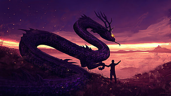 Dragon Training , dragon, artist, artwork, digital-art, artstation HD wallpaper
