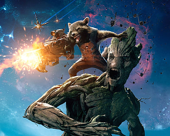 Groot and Rocket, Guardians Of The Galaxy HD wallpaper