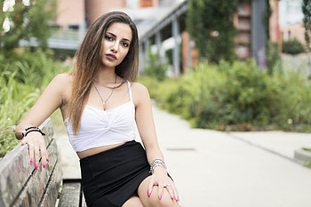 Model, women, girl, hair HD wallpaper