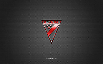Club Always Ready, Bolivia football club, red logo, gray carbon fiber background, Bolivian Primera Division, football, La Paz, Bolivia, Club Always Ready logo HD wallpaper