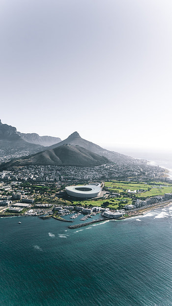 South Africa travels, South Africa stadium, Aerial view HD phone wallpaper