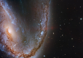 Space, galaxy, clouds and stars HD wallpaper