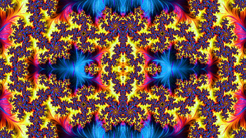 Trippy Psychedelic Fractal, trippy, psychedelic, aesthetic, Abstract, fractal HD wallpaper