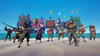 Adelheid Amaranta Belle Briggsy Cursed Captain Davy Jones Sea Of Thieves HD wallpaper