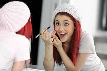 Ariana Grande Dimple, ariana-grande, celebrities, music, girls, cute, singer HD wallpaper