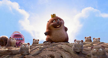 Hoppers — Animated Movie Quad : Crowned Hopper & Friends, Animation HD wallpaper