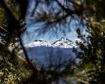 Landscape, Nature, Mountains, Vertex, Branches, Tops, View HD wallpaper