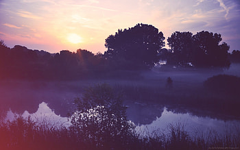 Faded Landscape HD wallpaper