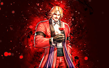 Rugal Bernstein, , red neon lights, The King of Fighters All Star, SNK, Ru-GAHL Burn-sh-TYE-n, protagonist, The King of Fighters series, Rugal Bernstein SNK HD wallpaper