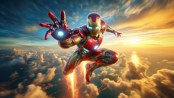 Conqueror Path With Iron Man, iron-man, superheroes, ai, artwork, digital-art, deviantart HD wallpaper