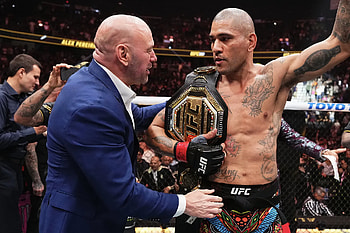 of Alex Pereira Celebrating UFC Victory, Sports, UFC, MMA, Alex Pereira HD wallpaper