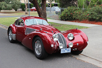 Devaux Spyder, beautiful, exotic, red, car fast HD wallpaper