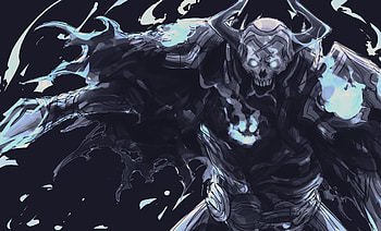 blue-kaiju, Digital Art, Digital Painting, Illustration, Artwork, Landscape HD wallpaper