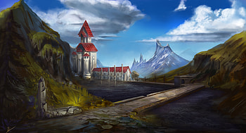 Landscape, Art, Fairy Tale, Lock, Story HD wallpaper