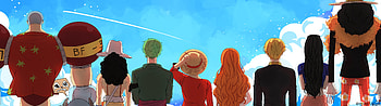 One Piece - Mugiwara Crew, One Piece Dual Monitor HD wallpaper