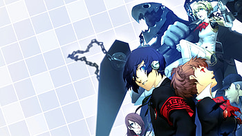 Persona 3 Portable, Aigis (Persona), Mitsuru Kirijo, Junpei Iori HD wallpaper