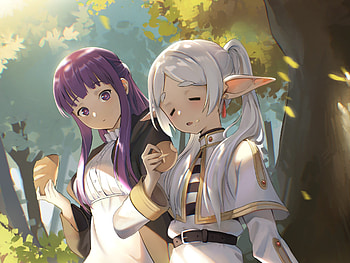 Fern & Frieren, Fern (Frieren: Beyond Journey's End), Frieren (Frieren: Beyond Journey's End), Anime, Frieren: Beyond Journey's End HD wallpaper
