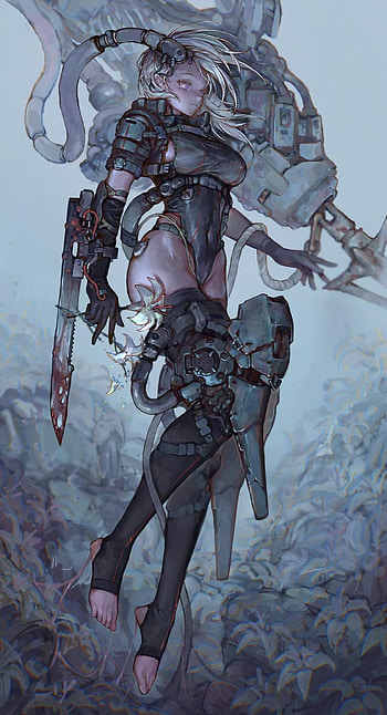 cyberpunk, anime HD phone wallpaper