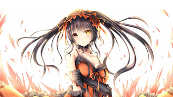 Hot, Kurumi Tokisaki, anime girl HD wallpaper