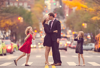 Happy Family, love, family, happy, kiss, children HD wallpaper