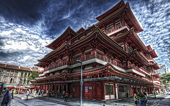 Cities, Buddha, Temple, Singapore, Chinatown, Buddha Tooth, Tooth HD wallpaper