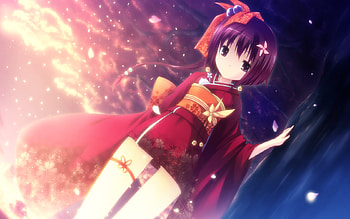 Sekai Rin, game, rin, cg art, girl, beauty HD wallpaper