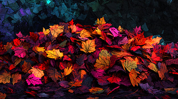 Vibrant Autumn Leaf Pile - Ultra, leaf pile, Autumn, leaf, colorful, foliage HD wallpaper