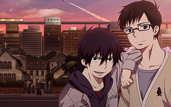 Blue Exorcist, Anime characters, Demon-hunting, Ethereal aura HD wallpaper