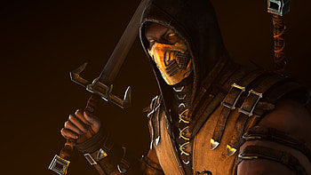 The Ninja From Hell, scorpion, games, xbox-games, ps-games, pc-games, mortal-kombat, deviantart HD wallpaper