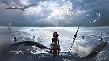 Punishing Gray Raven, artist, artwork, digital-art HD wallpaper