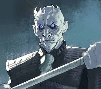 Night King Artwork, white-walkers, tv-shows, game-of-thrones, artwork, deviantart HD wallpaper