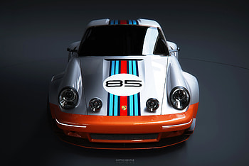 Porsche 85, porsche, cars, behance HD wallpaper