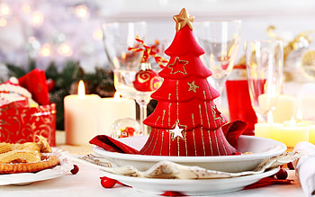 :), tree, red, candle, craciun, christmas, card HD wallpaper