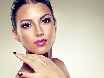 Pretty face, makeup, face, model, woman HD wallpaper