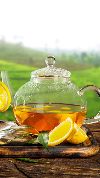 Lemon, Teapots HD phone wallpaper