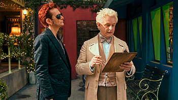 Good Omens: Aziraphale & Crowley — Ultra, Good Omens, Aziraphale (Good Omens), Michael Sheen, David Tennant, Crowley (Good Omens) HD wallpaper