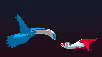 Latios anime, Mega Latios, Mobile Tablet HD wallpaper