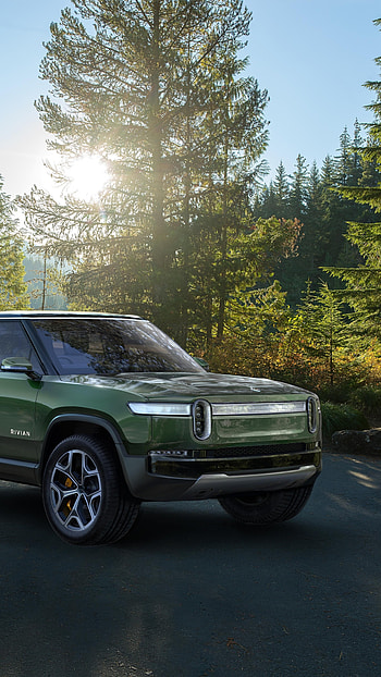 Forest, Rivian Automotive HD phone wallpaper