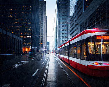 Tram In Downtown Toronto, tram, graphy HD wallpaper