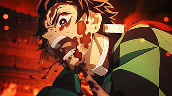 kimetsu no yaiba, Demon Slayer: Kimetsu no Yaiba, Tanjiro Kamado, Anime HD wallpaper