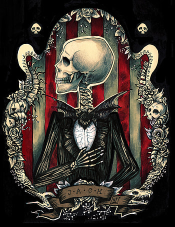 ... His Majesty the Pumpkin King by Ink-Yami HD phone wallpaper