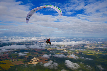 Paramotoring, Paramotor France, Adventure sport HD wallpaper