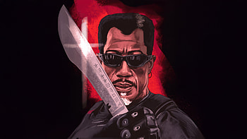 Blade The Stylish Rebel, blade, deadpool-and-wolverine, superheroes, artwork, art, digital-art HD wallpaper
