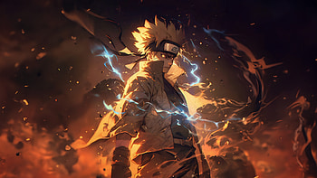 Naruto Kyuubi Mode, naruto, anime, artist, artwork, digital-art HD wallpaper