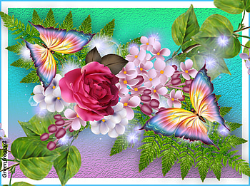 BUTTERFLIES AND LILACS, ART, LILACS, ABSTRACT, BUTTERFLIES HD wallpaper