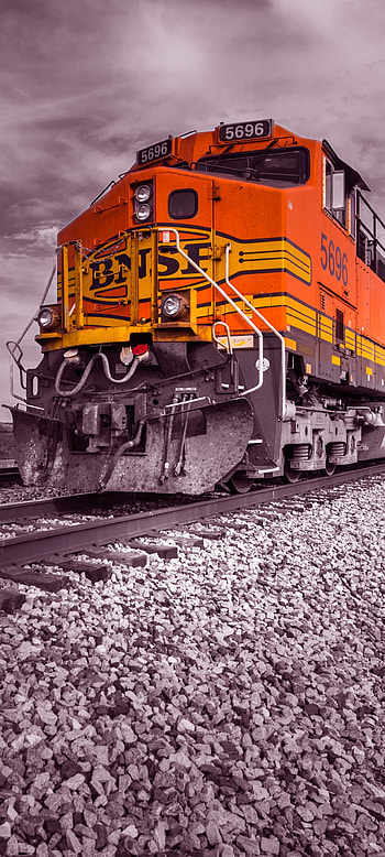 Locomotive: BNSF 5696, vehicle, train HD phone wallpaper